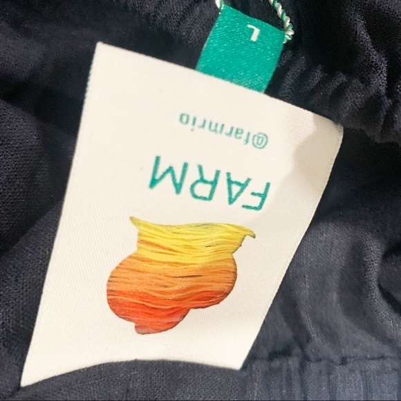 Farm Rio One-Shoulder Asymmetric Cutout Dress in Black - Size Large - Picture 11 of 11